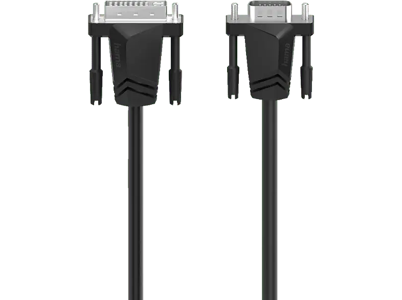 HAMA Video-Kabel, DVI-Stecker auf VGA-Stecker, Full-HD 1080p, 1,50 m