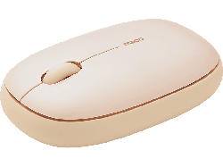 Rapoo M660 Silent Maus, Bluetooth 5.0, 1300 dpi, 3-Tasten, USB 3.0, Beige
