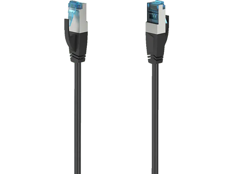 HAMA 00200678 Netzwerkkabel, Cat-6a, 10 Gbit / s, S FTP geschirmt, 0,25 m