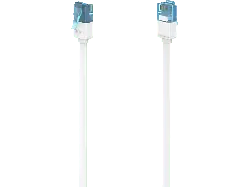 HAMA Netzwerkkabel, Cat-6a, 10 Gbit / s, U UTP, flach, 5,00 m