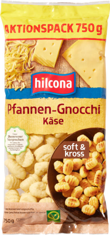Hilcona Pfannen-Gnocchi Käse, 750 g