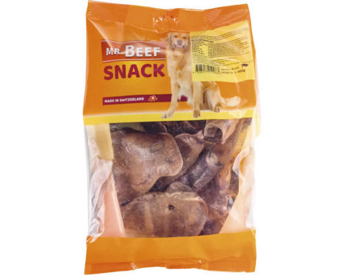 Hundesnack MR.BEEF Schweineohren 400 g