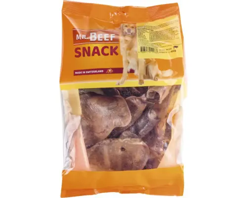 Hundesnack MR.BEEF Schweineohren 400 g