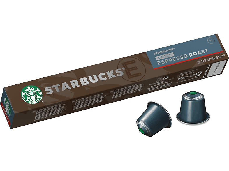 Starbucks Kaffeekapsel Decaf Espresso (10 Stk., Kompatibles System: Nespresso); Kaffeekapseln 10 Stück (für Nespresso®)