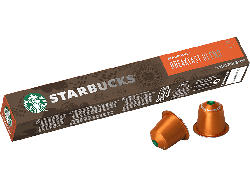 Starbucks Kaffeekapsel Breakfast Blend (10 Stk., Kompatibles System: Nespresso); Kaffeekapseln 10 Stück (für Nespresso®)