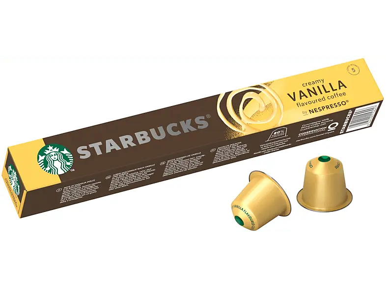 Starbucks Creamy Vanilla Kaffeekapsel, 10 Stück, Kompatibles System: Nespresso
