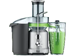 Sage SJE430SIL2CEU1 Nutri Juicer Cold in Entsafter 1250 Watt, Silber/Transparent