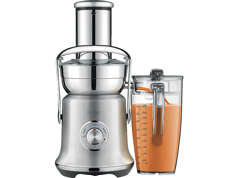 Sage SJE830BSS2EEU1 The Nutri Juicer Cold XL Entsafter 2400 Watt, Silber
