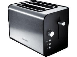 Koenic KTO120 Toaster (Schwarz, 870 Watt, Schlitze: 2)