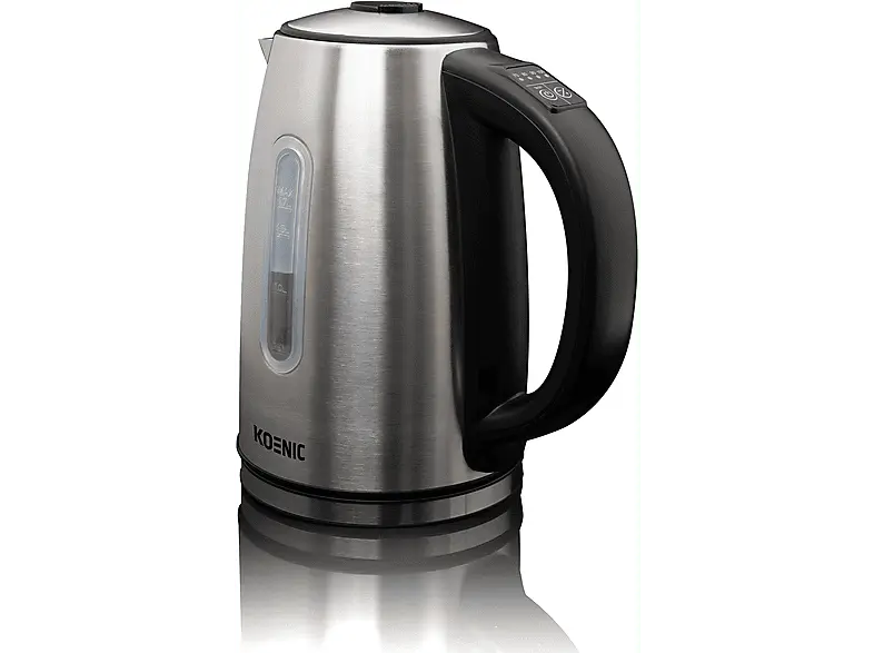 Koenic KWK 221723 M Wasserkocher (Silber, 1.7 l, 2200 Watt)