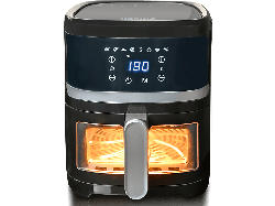 Koenic KAF 41323 B Heißluftfritteuse (3,7 l, 1300 Watt, Schwarz)