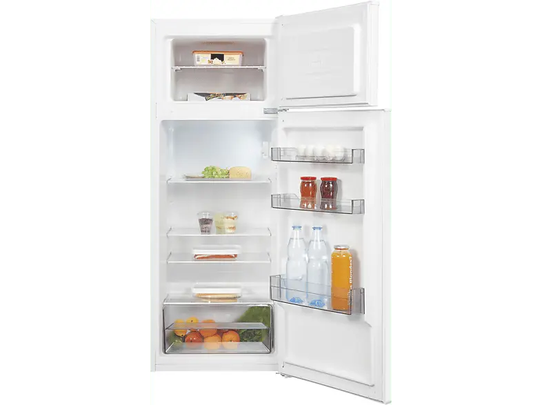 Ok.-Ggv OFK 441 E Kühl- Gefrierkombination (E, 206 l, 1430 mm hoch, Standgerät, Weiß)