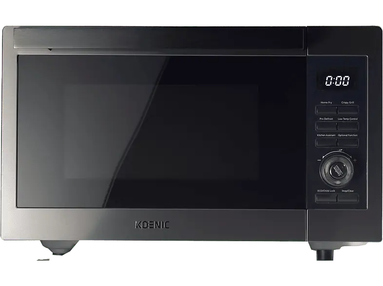 Koenic KMWC 3019 DB Mikrowelle (1000 Watt, Freistehend, 30 l, Schwarz)