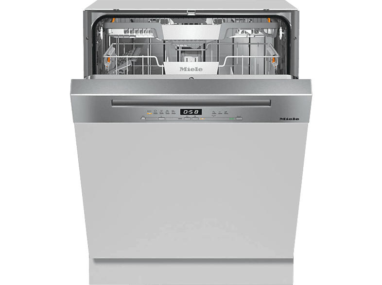 Miele G 5310 SCi Active Plus Edelstahl CleanSteel Geschirrspüler (integrierbar, Besteckschublade, 598 mm breit, 44 dB(A), C)