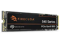 SEAGATE 2 TB FireCuda 540 SSD Festplatte, PCIe Gen5 ×4 NVMe 2.0, Bis 10000 MB/s, Rescue Service