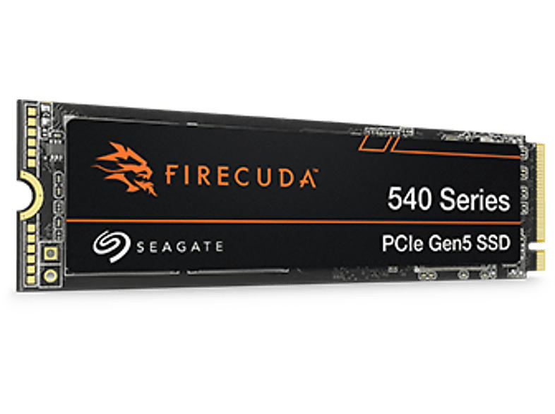 Seagate 1 TB FireCuda 540 SSD Festplatte, PCIe Gen5 ×4 NVMe 2.0, R9500/W8500 MB/s, Rescue Service