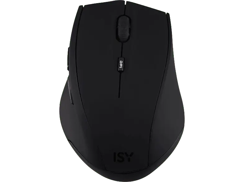ISY Maus IMW-3100, kabellos, 1600dpi, USB, Schwarz