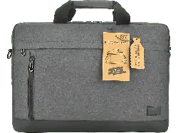 ISY INB 2173-1-GY Notebooktasche, 17.3 Zoll, Recycelte Pet-Materialien, Grau