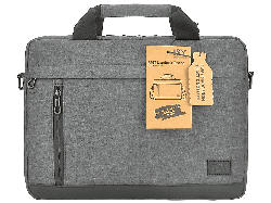 ISY INB 2140-1-GY Notebooktasche , 14.1 Zoll, Recycelte PET-Materialien, Grau