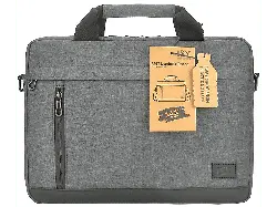 ISY INB 2140-1-GY Notebooktasche, 14.1 Zoll, Recycelte Pet-Materialien, Grau