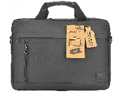 ISY INB 2156-1-BK Notebooktasche, 15.6 Zoll, Recycelte Pet-Materialien, Schwarz