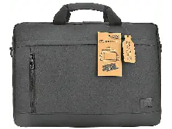 ISY INB 2173-1-BK Notebooktasche, 17.3 Zoll, Recycelte Pet-Materialien, Schwarz