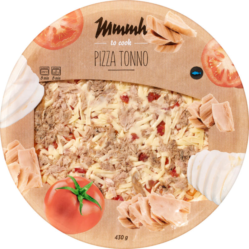 Mmmh Pizza Tonno, 430 g