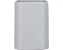 Zahnputzbecher Wenko Hexa grau matt