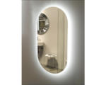 Hornbach LED-Lichtspiegel Amirro Ambiente Oval 100x50 cm mit Touch-Sensor