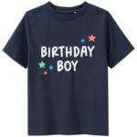 Ernsting's family Jungen T-Shirt mit Geburtstags-Schriftzug (Nur online) - bis 04.06.2024