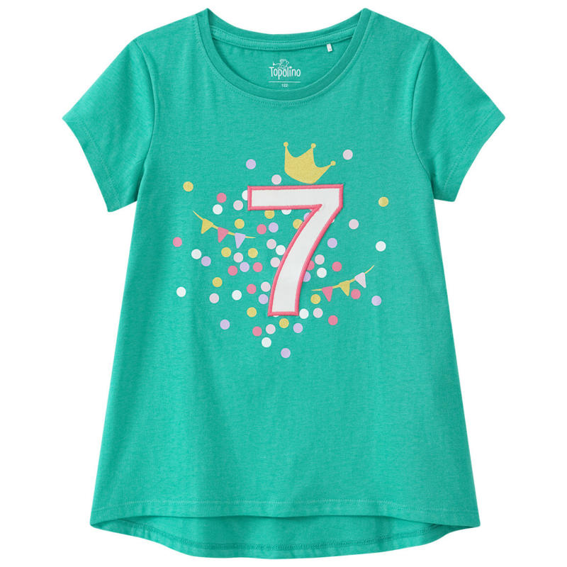 Mädchen T-Shirt mit Geburtstagszahl (Nur online)