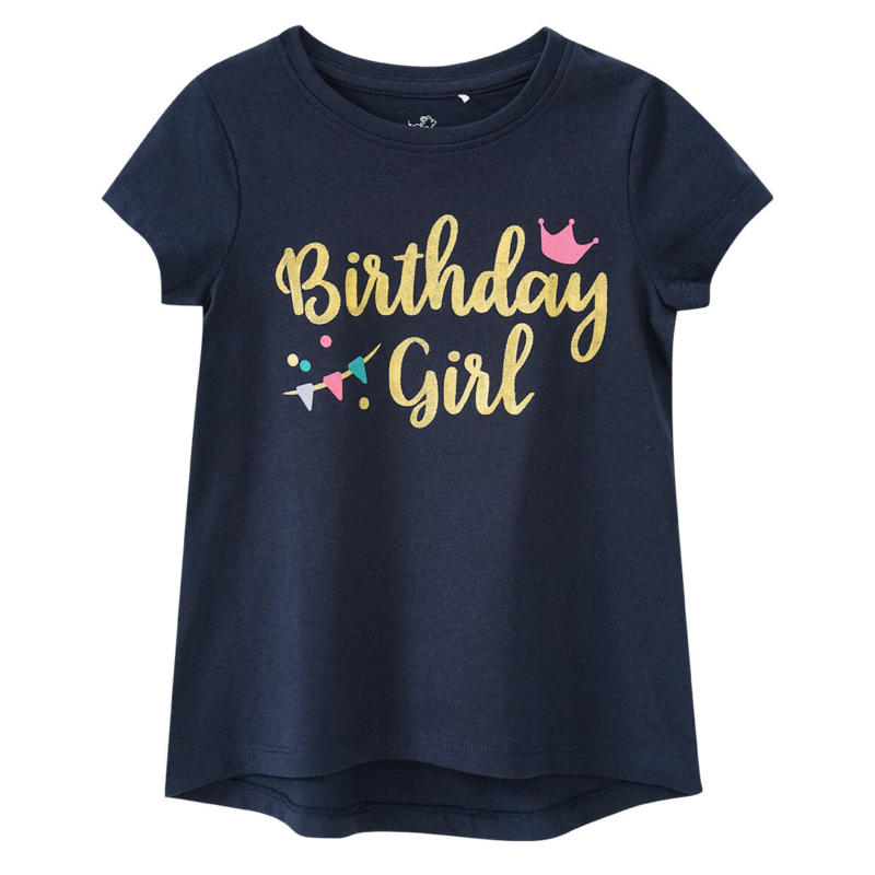 Mädchen T-Shirt mit Geburtstags-Schriftzug (Nur online)