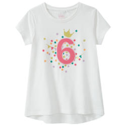 Mädchen T-Shirt mit Geburtstagszahl (Nur online)