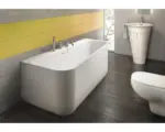 Hornbach Raumsparbadewanne Ottofond Pino Modell A 703930 155x75 cm weiß