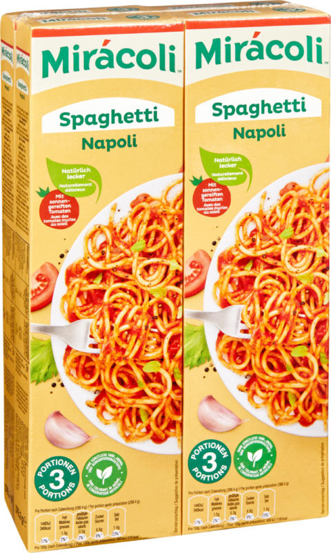 Spaghetti Napoli Mirácoli, 4 x 380 g