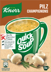 Quick Soup Champignons Knorr , 3 x 48 g