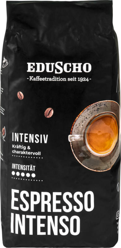 Café Espresso Intenso Eduscho, intensiv, Bohnen, 1 kg