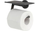 Hornbach Toilettenpapierhalter Tiger Noon ohne Deckel schwarz matt