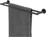 Hornbach Doppelhandtuchhalter Tiger Noon 59,9x12,4x4,9 cm schwarz