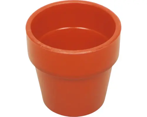 Übertopf Keramik Olivia Ø 5,5 cm H 6 cm rot