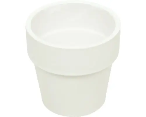 Übertopf Keramik Olivia Ø 5,5 cm H 6 cm weiß