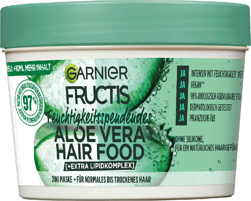 GARNIER FRUCTIS Feuchtigkeitsspendendes Aloe Vera Hair Food 3in1 Haarmaske