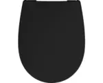 Hornbach WC-Sitz Reika Mino schwarz matt Scharniere anthrazit gebürstet mit Absenkautomatik