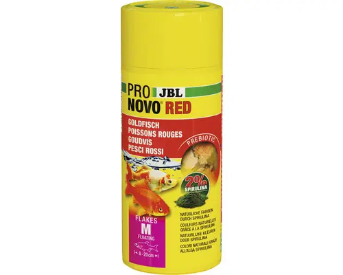 Flockenfutter JBL PRONOVO RED FLAKES Gr. M 250 ml Goldfischfutter