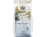 Hornbach Katzenfutter trocken WILDES LAND Forelle und Lachs Adult mit Gemüse und Wildkräutern mit wertvollen Superfoods, getreidefrei, glutenfrei 1,2 kg