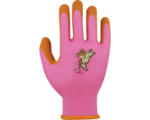 Hornbach Kinderhandschuh Floralie Uni Gr. 6 orange pink