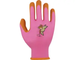 Kinderhandschuh Floralie Uni Gr. 3 orange pink