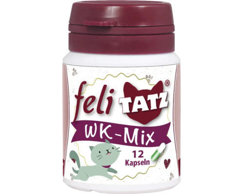 Ergänzungsfuttermittel für Katzen feliTATZ WK-Mix 12 Kapseln