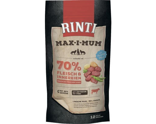 Hundefutter trocken RINTI MAX-I-MUM Rind 12 kg