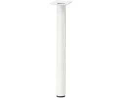 Tarrox Tischbein rund Ø 30 x 400 mm, weiß